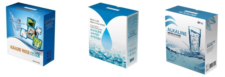 Alkaline Water System - Luxurious Package Design