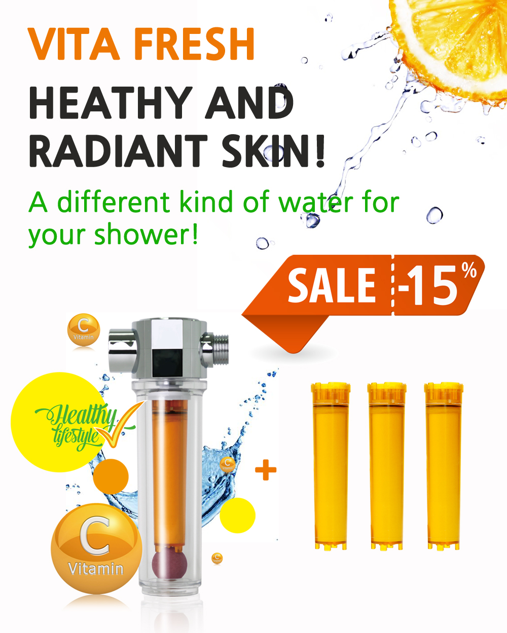 vita fresh shower filter promotion